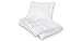 Matratzen Concord Sleepsy Bettdecke 135x200 Set mit Kissen 80x80, Ganzjahresdecke für Sommer und Winter, kuschelig, weiß, Öko-Tex Standard 100