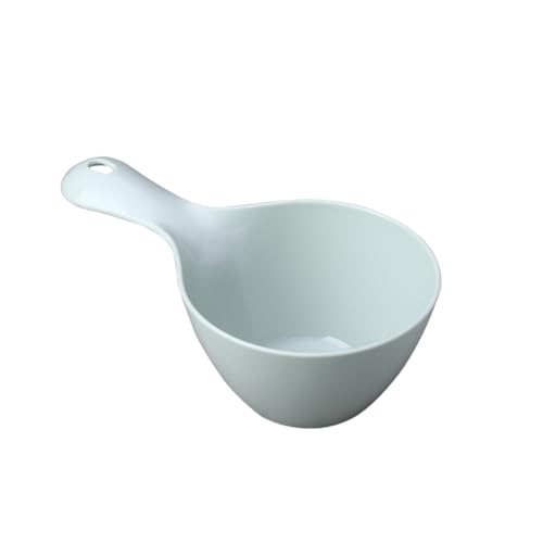 湯おけ 手桶 手に持つ 洗面器 フック穴付き 防カビ 抗菌手おけ キッチン用手桶 子供は髪を洗います手桶 多機能 バス用品 お風呂用 プラスチック 抗菌加工 桶 風呂 防カビ シャンプースプーン 家庭用長柄 水ひしゃくを厚くしたキッチンスプーン (01)