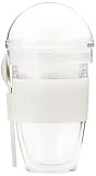 Bodum 11922-913B JOYCUP Granola To Go, doppelwandiger Kunststoff, mit Deckel und Löffel, 0,25 L, Weiß
