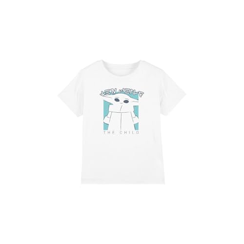 Star Wars The Child Unisex Kids T Shirt, White, 5-6 Years