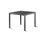 Sieger Outdoor-Lofttisch, Vivodur®-Platte, eisengrau & anthrazit, 95 x 95 cm
