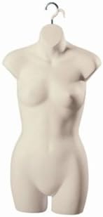The Shopfitting Shop Adult Female Fleshtone Hanging Body Form Display Mannequin Ladies Bodyform
