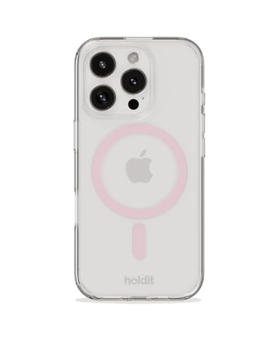 Holdit �u�����h iPhone 16 Pro Max �P�[�X MagSafe �Ή� (�s���N) �J�o�[ �X�}�z iPhone16ProMax MagSafe�Ή� �ϏՌ� �N���A�P�[�X �}�O�l�b�g ���� ���� �s���N