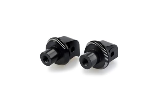 Adaptateurs de repose-pieds pilote Puig 9541N pour de longs trajets moto sans fatigue