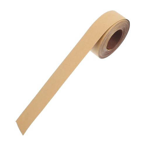 Toyvian Cinta Autoadhesiva de Tela para Pantallas de Lámparas, Ligera y Flexible, Adecuado para Proyectos DIY y Decoración del Hogar, Color Café, 5 Metros