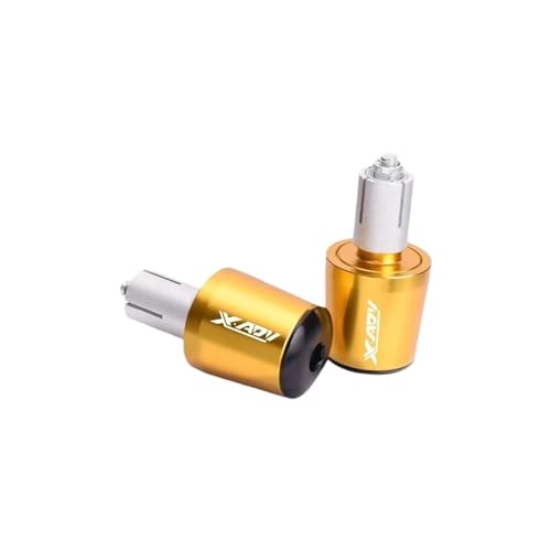 Embouts de guidon moto pour XADV 750 350 150 bouchons anti-vibration jaunes