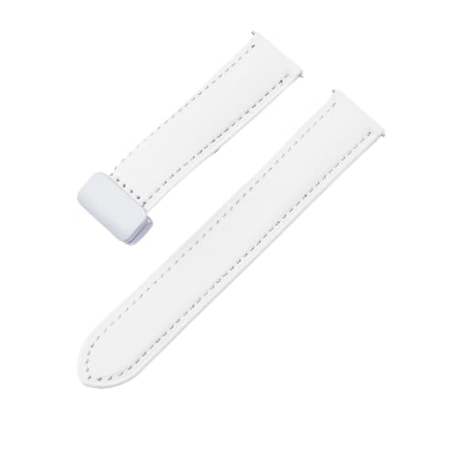 SRMVRNKNNK Fit For Samsung Fit For Galaxy5 Pro 4 6�p���U�[�X�g���b�v�AFit For Huawei Watch GT3 GT2�p�N���V�b�N�o�b�N���o���h(White silver)