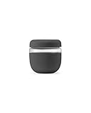 W&P Porter Seal Tight, Lunch Bowl Container w/ Lid | Charcoal 24 Ounces | Leak & Spill Proof, Soup & Stew Food Storage, Meal Prep, Airtight, Microwave and Dishwasher Safe, BPA-Free Glass