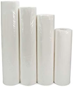 Ärztekrepp 2-lagig | 9 Rollen | Größe 59cm x 50m | hochwertig weiße Liegenabdeckung | doppelschichtige perforierte Papierrolle | Ideal für Krankenhäuser, Praxen, Tattoostudios uvm.