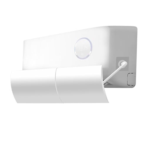 Deflector de viento para aire acondicionado, cubierta de aire acondicionado montada en la pared, antigolpe directo, Deflector de viento retráctil, Deflector de ventilación de CA