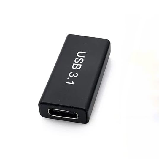 USB C Female to USB A Female Adapter USB 3.1 Type C to Type A Coupler Extender Thunderbolt 3 Compatible Connector Fast Data Transfer Converter Durable Black Compact Design-image-13
