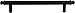 Top Knobs TK3053BLK 5-1/16 in. (128mm) Ellis Collection Julian Pull, Flat Black