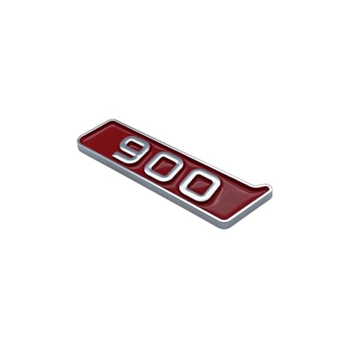 Calcomanía 3D ABS 700 800 900 para Mercedes Clase G W463 W205 G63 G65 G700 G800 G900 Calcomanías de emblema de coche (plata y rojo 900-1 unidad)