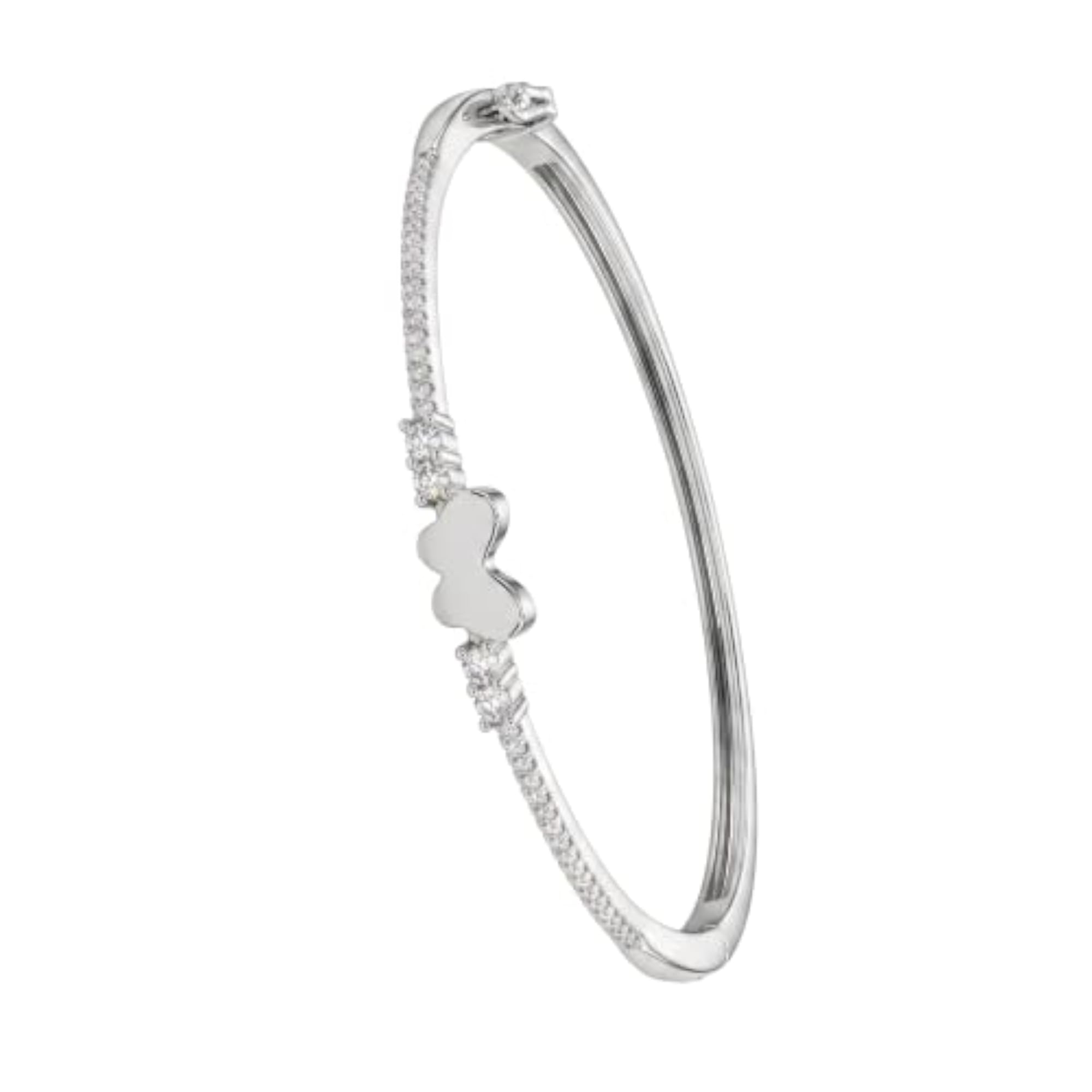 925 Sterling Silver Butterfly Kada, Adjustable Gift for Women