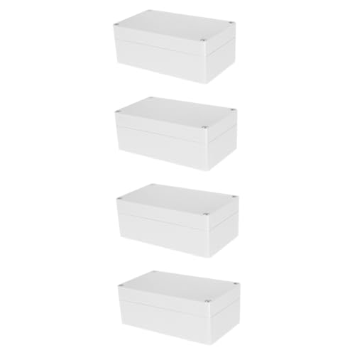 Boîte de jonction étanche extérieur Cabilock en plastique blanc pour connecteur USB, lot de 4