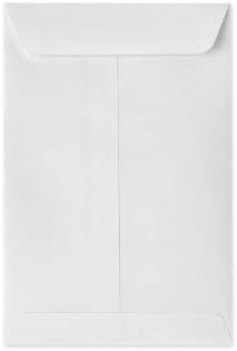 500 6x9 Catalog Envelopes 24# Open End White Wove Envelopes