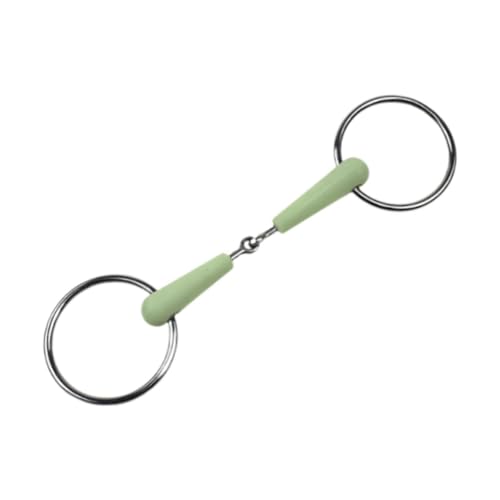 UGPLM Snaffle bit snaffle bocal bit cavalo boca leve prático anel solto snaffle bit cavalo para cava
