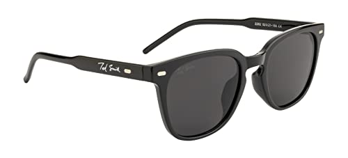 Image of Ted Smith Men's Women's UV Protection Acetate Square Sunglasses