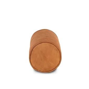 WWW.THROWPILLOW.IN Faux Leather Bolster Cushion Cover (10X24) Set of 1 4