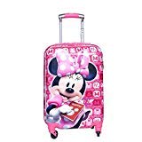 Swarn Kids Stylish Light Weight Micky Mouse Printed ABS +Poly Carbonate Trolley Suitcase (Size: 21 Inch)