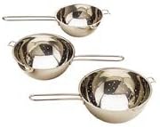 Set di ciotole per impastare in acciaio inox con coperchio in silicone, 5 misure – ideale per cucinare, cuocere al forno e servire – impilabili