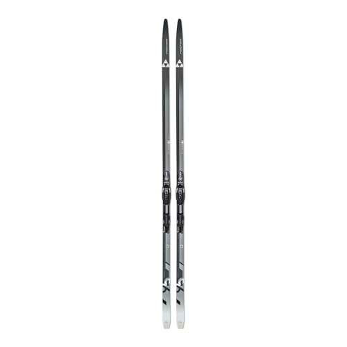 FISCHER Unisex Adult Twin Skin Aeroguide 95 EF Lightweight Cross-Country Fitness Nordic Skis with Control Step-in IFP Bindings | Ideal for Outdoor Recreation, Active Skiing | Stiff Hardness, 189
