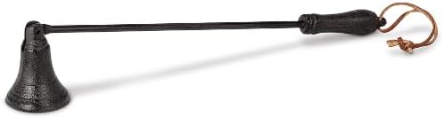 Abbott Collection 27-IRONAGE-499 Candle Snuffer, 12" L, Dark Brown