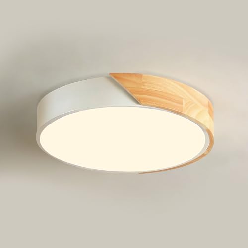MELAYR 4773570 Holz Deckenlampe LED Moderne 3000K Deckenleuchte
