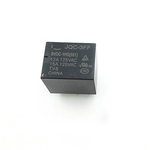 Relais JQC-3FF-5VDC-1HS 15A 4 broches interrupteur carte PCB lot de 5