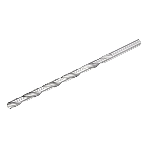 Image of sourcing map 9mm Twist Drill Bits, High-Speed Steel Straight Shank Extra Long Drill Bit 200mm Length for Wood Plastic Aluminum
