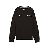 PUMA Womens Bmw Mms Graphic Crew Neck Long Sleeve Casual Tops Casual - Black - Size S