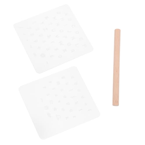 ERINGOGO Compact Leather Alphabet Stamps 1 Set of Letter Stamp Tools for Embossing on Leather Paper and Rubber