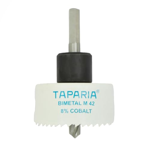 Image of Taparia Bimetal Mini Hole Saw HSM 38 - Precision Cutting Tool, High -Speed Steel Teeth for Wood, Metal & Plastic
