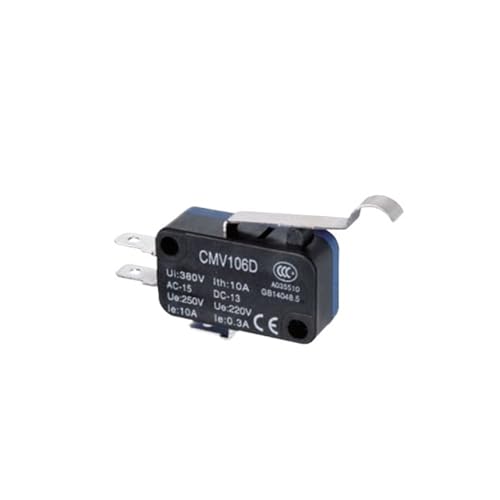Micro-interrupteur CMV106D à contact argenté pour une conductivité électrique maximale