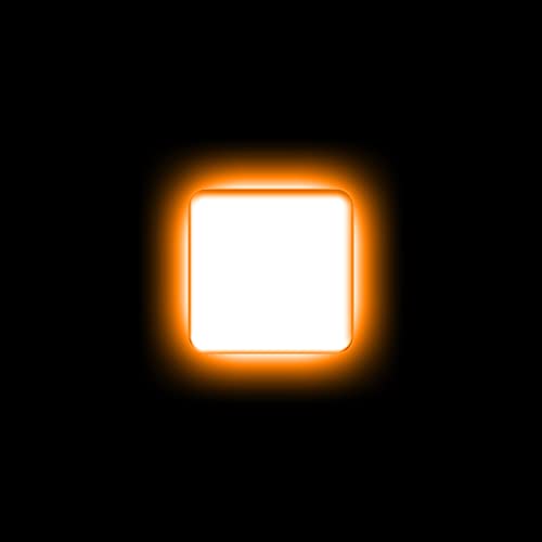 Image of ORACLE LIGHTING LED Letter I - Universal Illuminated Letter Badges, Matte White Surface Finish, 1 Light (Amber), Part # 3140-I-005