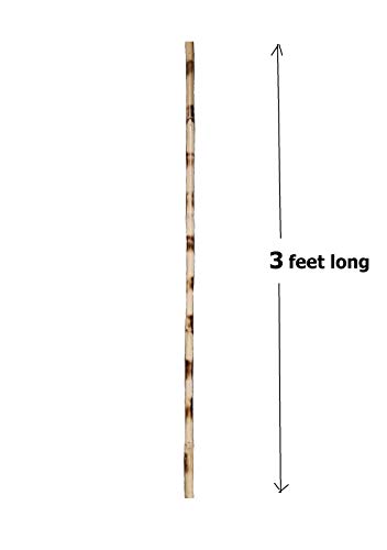 Das Departmental Store's Cane/Rattan Made Morning Walk Stick (Straight 3 ft Long)