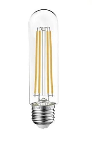 Imperia Lampadina Led Tubolare T30 E27 10W 1400Lm Equivalente 94W 3000K Filament 98X30Mm