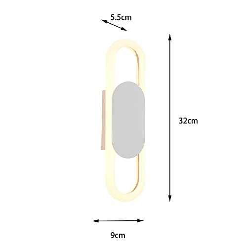 Lámpara de pared para cabecera que elimina el cansancio visual nocturno con acrílico LED 5