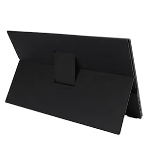 1920×1080 display, 13,3 inch draagbare display opvouwbare lederen tas HDR-weergave voor computer voor telefoon