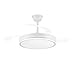 Imagen de wonderlamp Ventilador LED aspas plegables Miso Evo Blanco 72W con Memoria de encendido