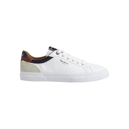 Pepe Jeans Kenton Court M, Zapatilla Hombre, Blanco, 42 EU