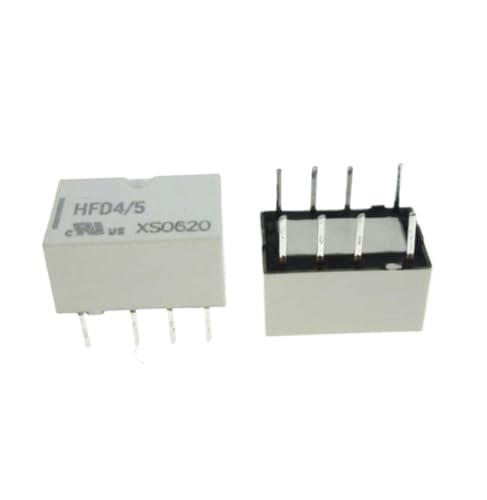 Relé de telecomunicaciones 5V HFD4/5 componente electromecánico de señal 8 pines 2