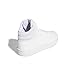 adidas Women's Hoops 3.0 Mid Top Basketball Shoe, White/White/Dash Grey, 6