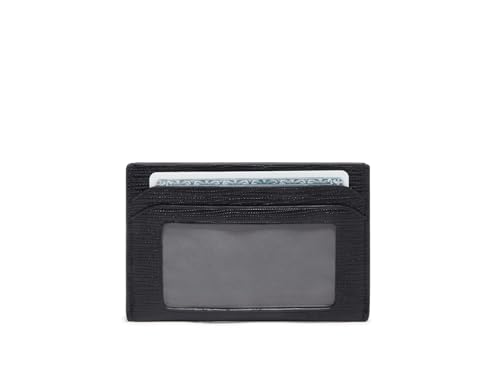 TUMI - Nassau Slim Card Case - Slim Wallet Card Holder for Men & Women - Thin Wallet - Soft Nappa Leather Material - Embossed Black3