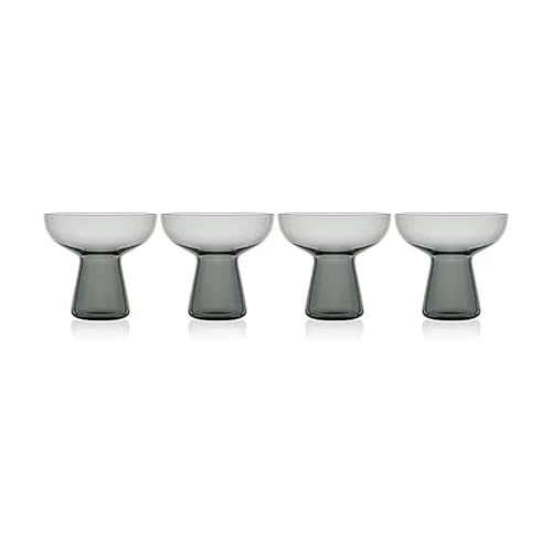 Mikasa Phoebe Margarita Cocktailgläser Rauchgrau 4er-Set