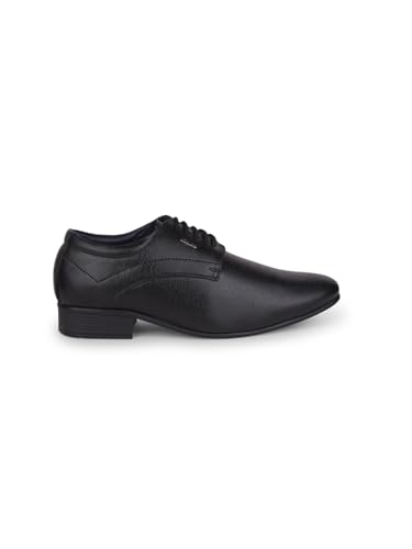 BATA Men’s Classic Oxford Black Leather Dress Shoes | Derby Formal Shoes for Men with Cushioned Insole & Slip-Resistant Sole | Comfortable Men’s Suit, Wedding, Tuxedo, Church & Office Footwear3