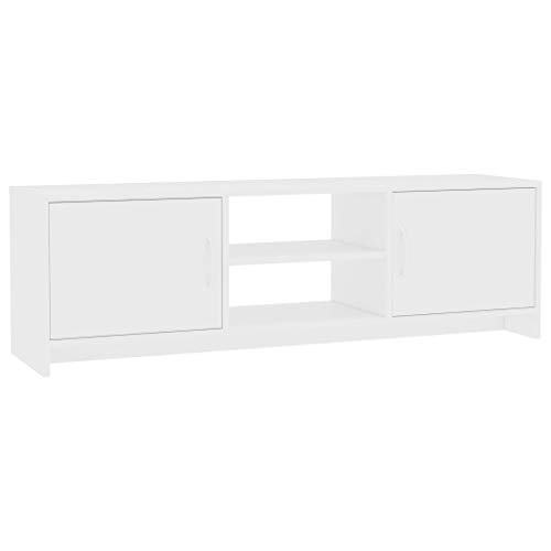 TV Lowboard Board Fernseher TV-Schrank Mit 2 Regalen und 2 Türen,Fernsehschrank Fernsehtisch 120 x 30 x 37,5 cm,Fernseher-St?nder TV-M?Bel