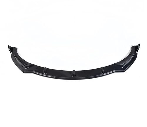 Alerón divisor de parachoques delantero para Tesla Model 3 negro brillante