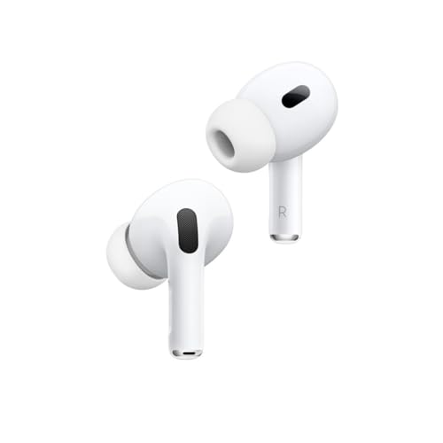 Image of Apple AirPods Pro 2nd Generation with Wireless MagSafe Charging Case (USB-C) with Apple 1 Year Limited Warranty (Classic)