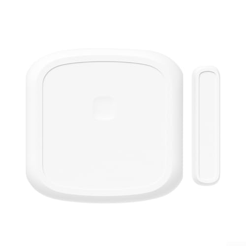 Zoegneer Capteur de porte et fenêtre sans fil pour système de sécurité domestique Tuya Smart App Control pour Alexa et Google Home Alertes en temps réel Installation facile Longue durée de vie de la